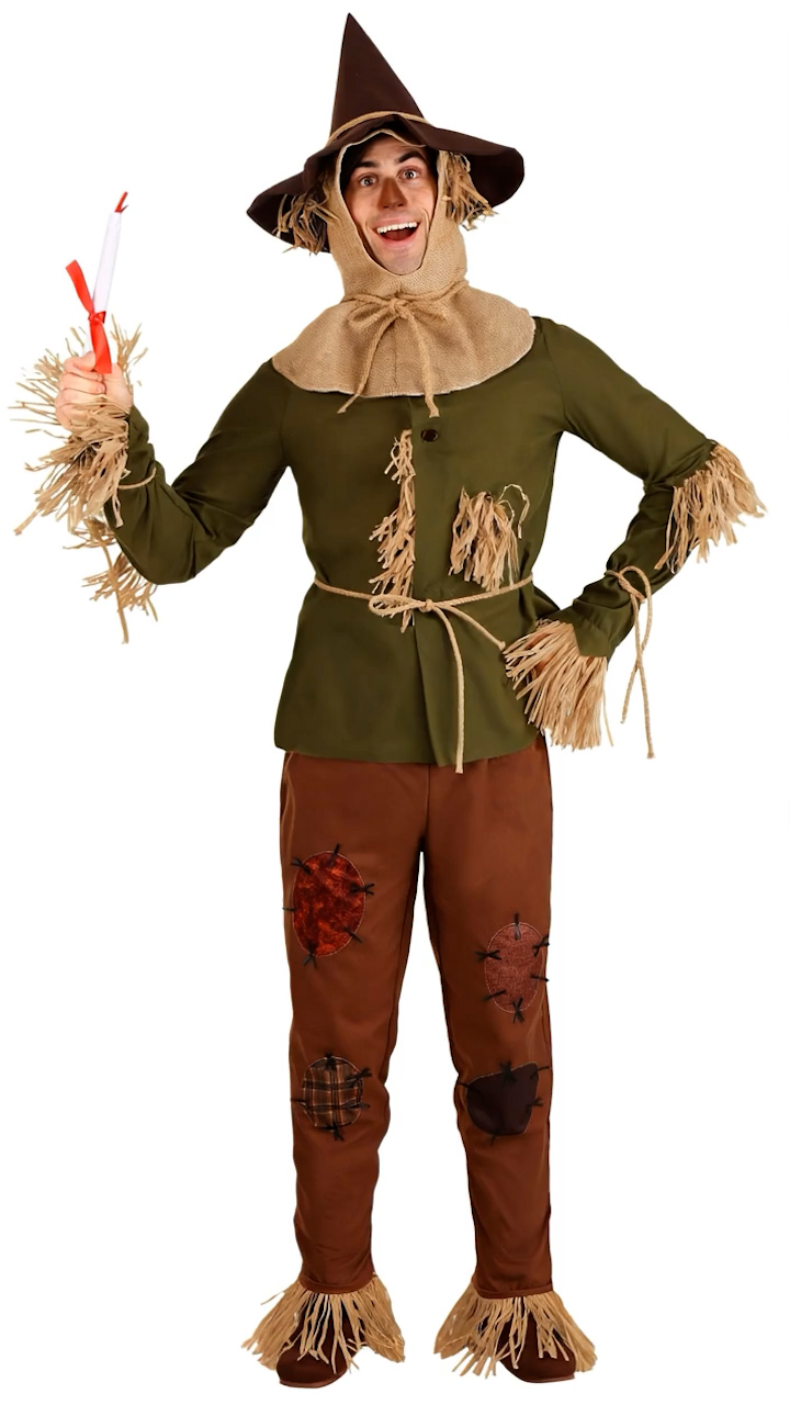 FUN1433AD Ai Wizard of Oz Men's Scarecrow Costume